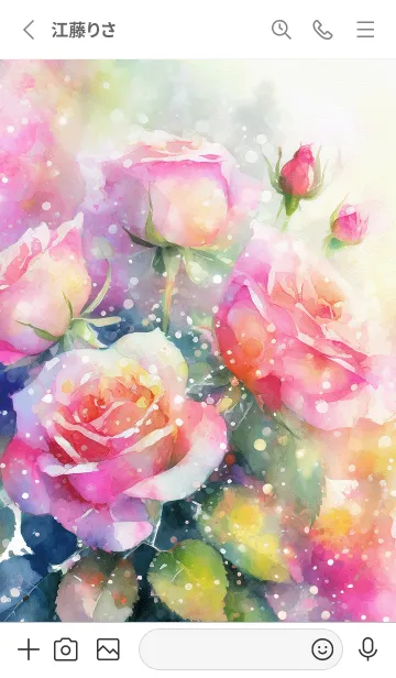 [LINE着せ替え] 薔薇(バラ)の花の着せかえ(R2724)の画像2