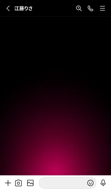 [LINE着せ替え] MAGENTA RED LIGHT ICON THEMEの画像2