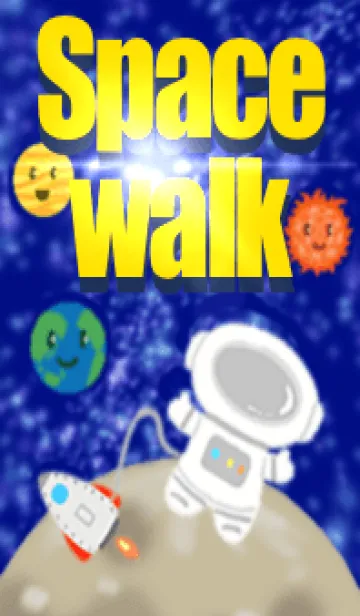 [LINE着せ替え] Space walkの画像1