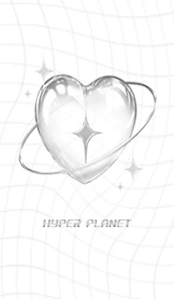 [LINE着せ替え] BUBBLE & RING - シルバー 2の画像1