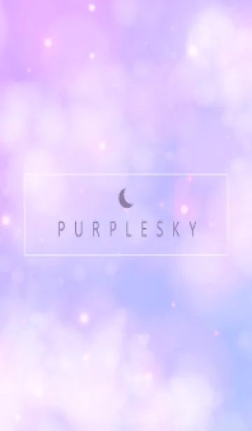 [LINE着せ替え] Cloud Purple Sky-STARの画像1
