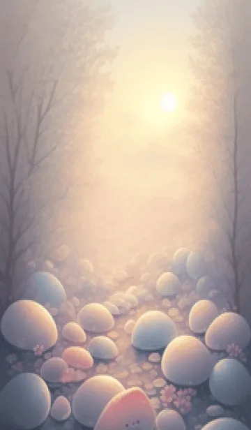 [LINE着せ替え] ピンクの風景 hsyxの画像1