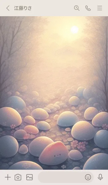 [LINE着せ替え] ピンクの風景 hsyxの画像2