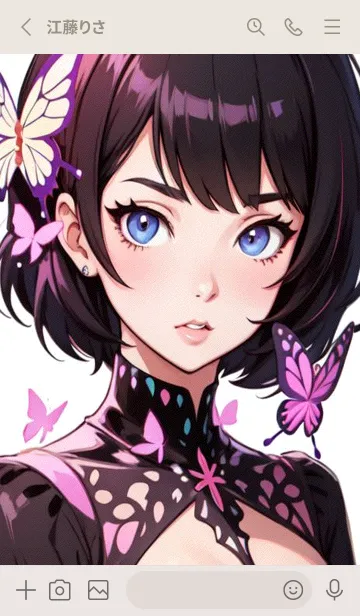 [LINE着せ替え] ピンクの春 L4F7の画像2