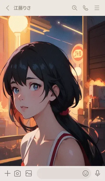 [LINE着せ替え] 可愛い猫の娘 29Joの画像2