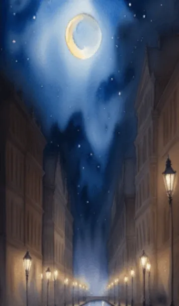 [LINE着せ替え] 雨がやんだ夜 m36Nの画像1