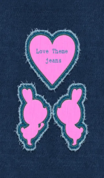 [LINE着せ替え] Love Theme - jeans 11の画像1