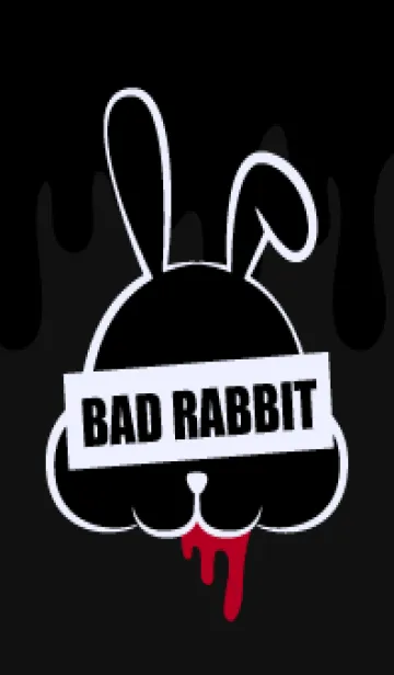 [LINE着せ替え] BLACK - BAD RABBIT DARK 2の画像1