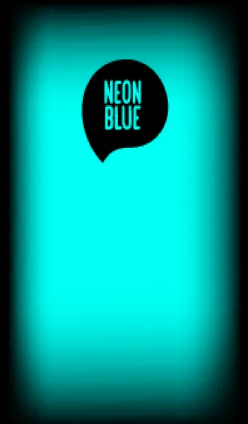 [LINE着せ替え] Black & neon blue  Theme V7 (JP)の画像1