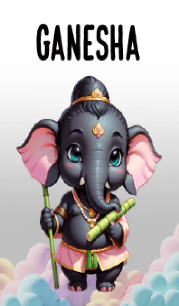 [LINE着せ替え] Black Ganesha  for rich Theme (JP)の画像1