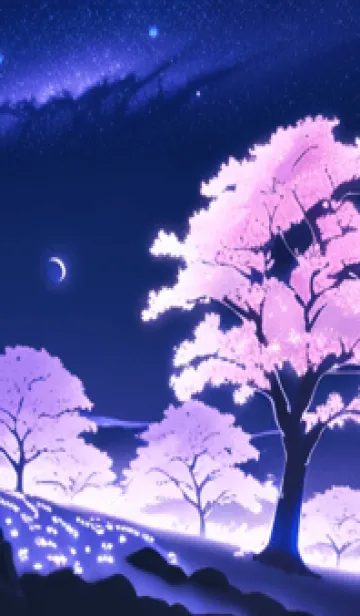 [LINE着せ替え] 冬のサクラ #CQHH23。の画像1