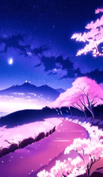 [LINE着せ替え] 冬のサクラ #CQHH22。の画像1