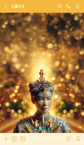 [LINE着せ替え] 幸運の蠍座と誕生石 03の画像2