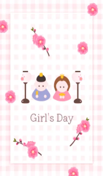 pink 内裏雛02_1の着せ替えメイン画像