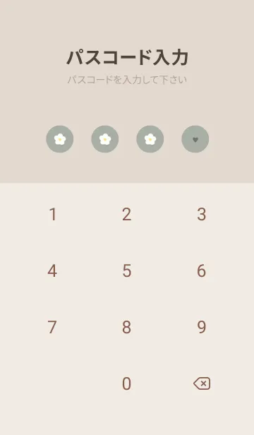 [LINE着せ替え] flower pattern_kusumigreenの画像4