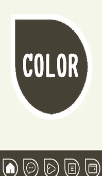 [LINE着せ替え] green color J103の画像1