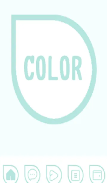 [LINE着せ替え] green color J108の画像1