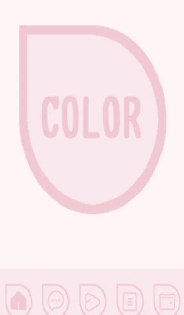 [LINE着せ替え] pink color J55の画像1