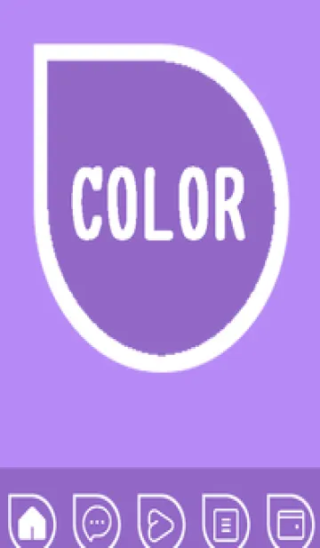 [LINE着せ替え] purple color J51の画像1