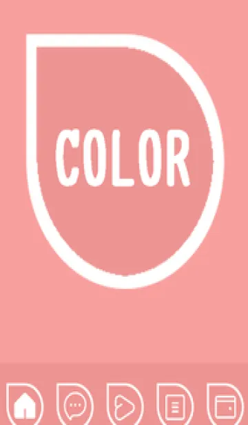 [LINE着せ替え] red color J51の画像1