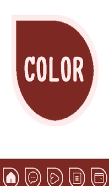 [LINE着せ替え] red color J53の画像1