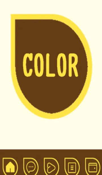 [LINE着せ替え] yellow color J52の画像1