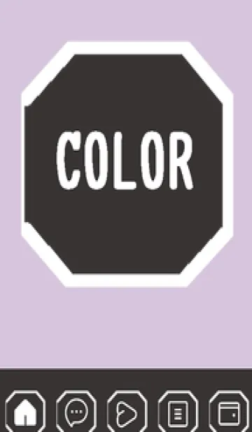 [LINE着せ替え] purple color K55の画像1