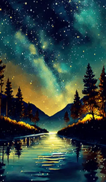 [LINE着せ替え] 穏やかな夜景の着せかえ/802の画像1