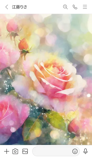 [LINE着せ替え] 薔薇(バラ)の花の着せかえ(R2727)の画像2