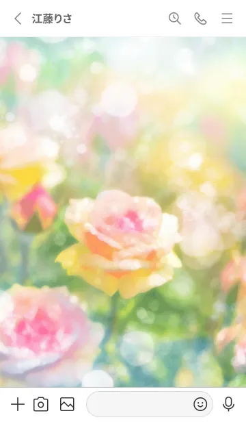 [LINE着せ替え] 薔薇(バラ)の花の着せかえ(R2728)の画像2