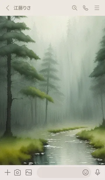 [LINE着せ替え] 神秘な森 vFdRの画像2