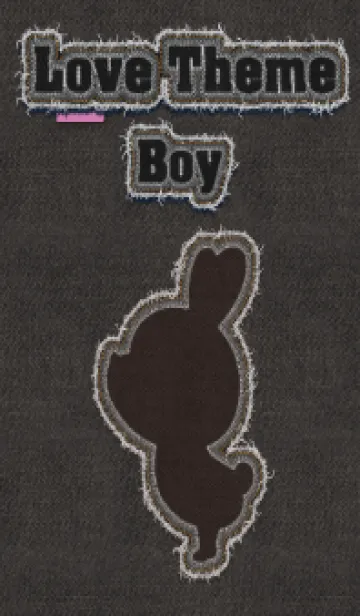 [LINE着せ替え] Rabbit and jeans fabric theme 77の画像1