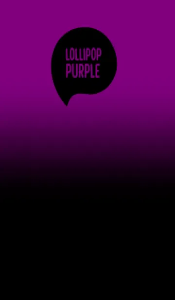 [LINE着せ替え] Black & Lollipop Purple Theme V.7 (JP)の画像1