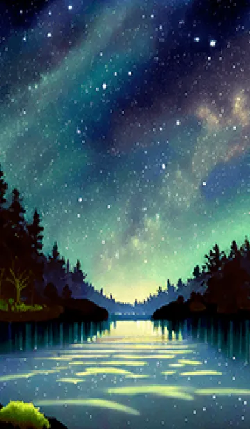 [LINE着せ替え] 穏やかな夜景の着せかえ/809の画像1