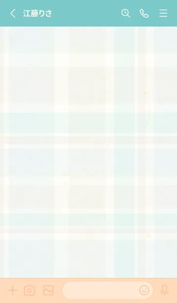 [LINE着せ替え] チェックくすみカラー14の画像2