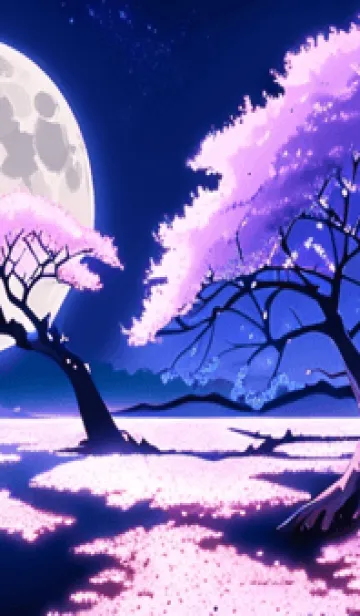 [LINE着せ替え] 冬のサクラ #CQHH218。の画像1