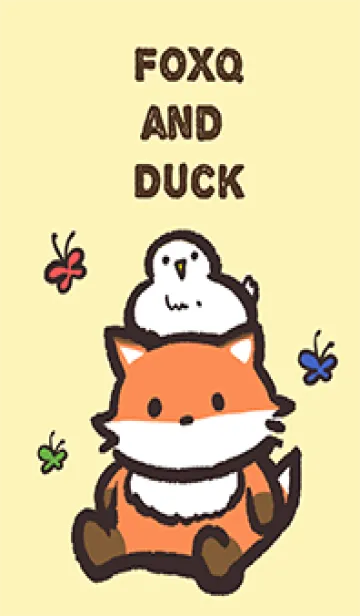 [LINE着せ替え] FoxQ & Duckの画像1