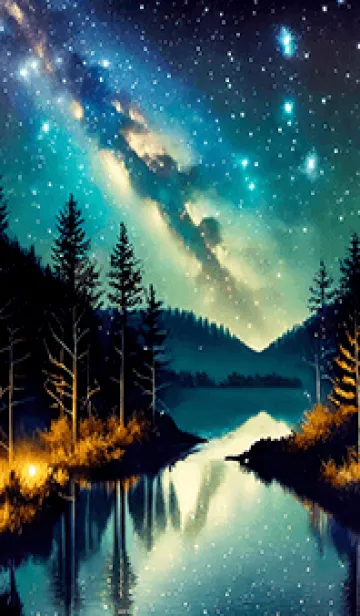 [LINE着せ替え] 穏やかな夜景の着せかえ/812の画像1