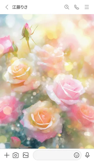 [LINE着せ替え] 薔薇(バラ)の花の着せかえ(R2736)の画像2