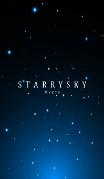 [LINE着せ替え] BLACK - STARRY SKY STAR 2の画像1