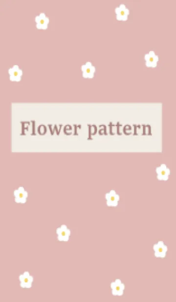 [LINE着せ替え] flower pattern_kusumipinkの画像1