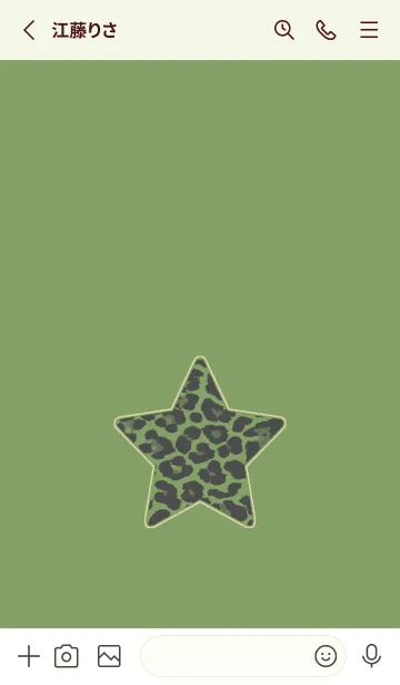 [LINE着せ替え] レオパード スター 264の画像2