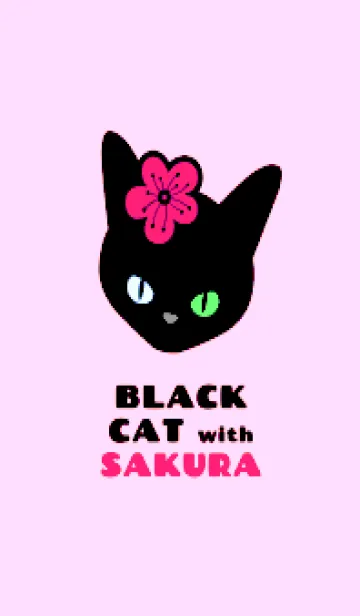 ブラックキャット＆桜 9の着せ替えメイン画像