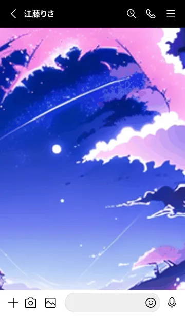 [LINE着せ替え] 冬のサクラ #CQHH211。の画像2