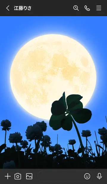 [LINE着せ替え] 7-Leaf Clover & Full Moon #5-11の画像2