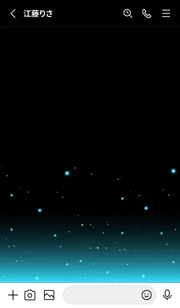 [LINE着せ替え] LIGHT-GRADATION STAR 6の画像2