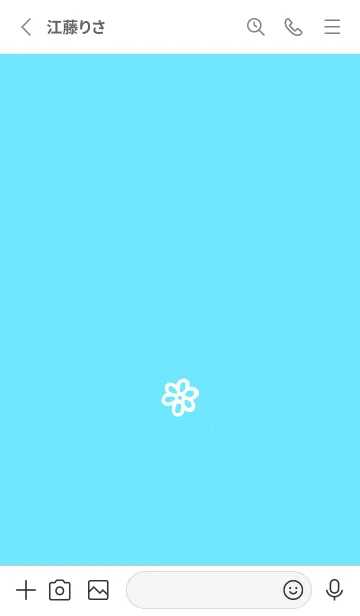 [LINE着せ替え] ミニ フラワー .239の画像2