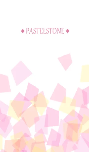 [LINE着せ替え] Pastel Stone-PINK 66の画像1