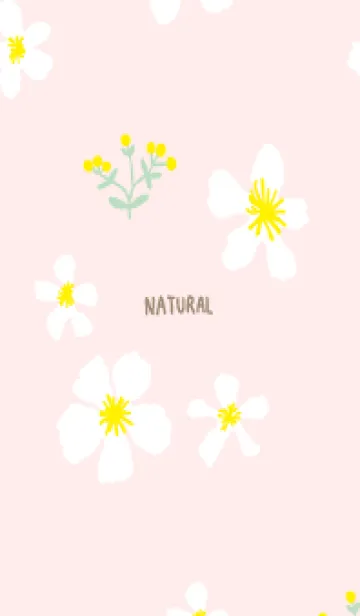 [LINE着せ替え] 黄と白い花27の画像1