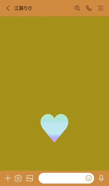 [LINE着せ替え] グラデーション ハート 90の画像2